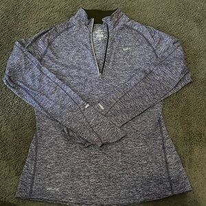 Women’s Nike 1/4 zip pullover purple